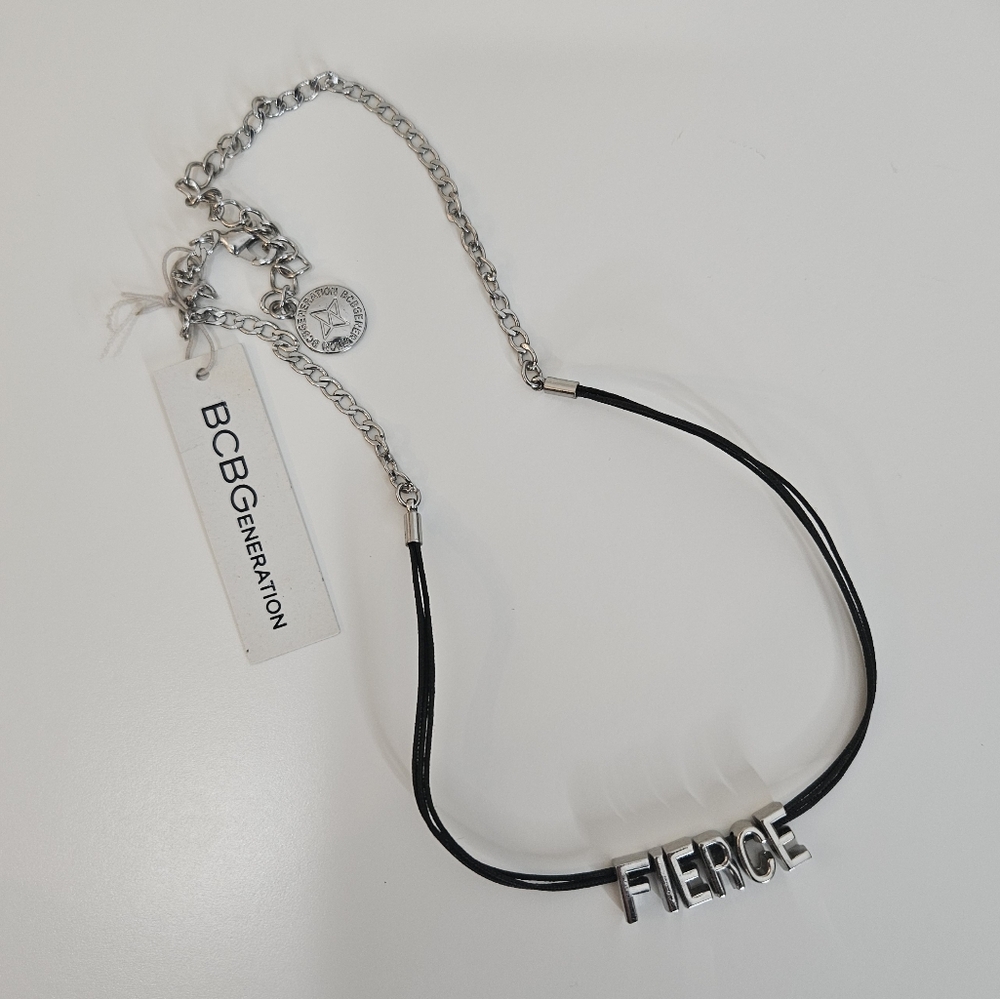 BCBG generation Fierce cord necklace